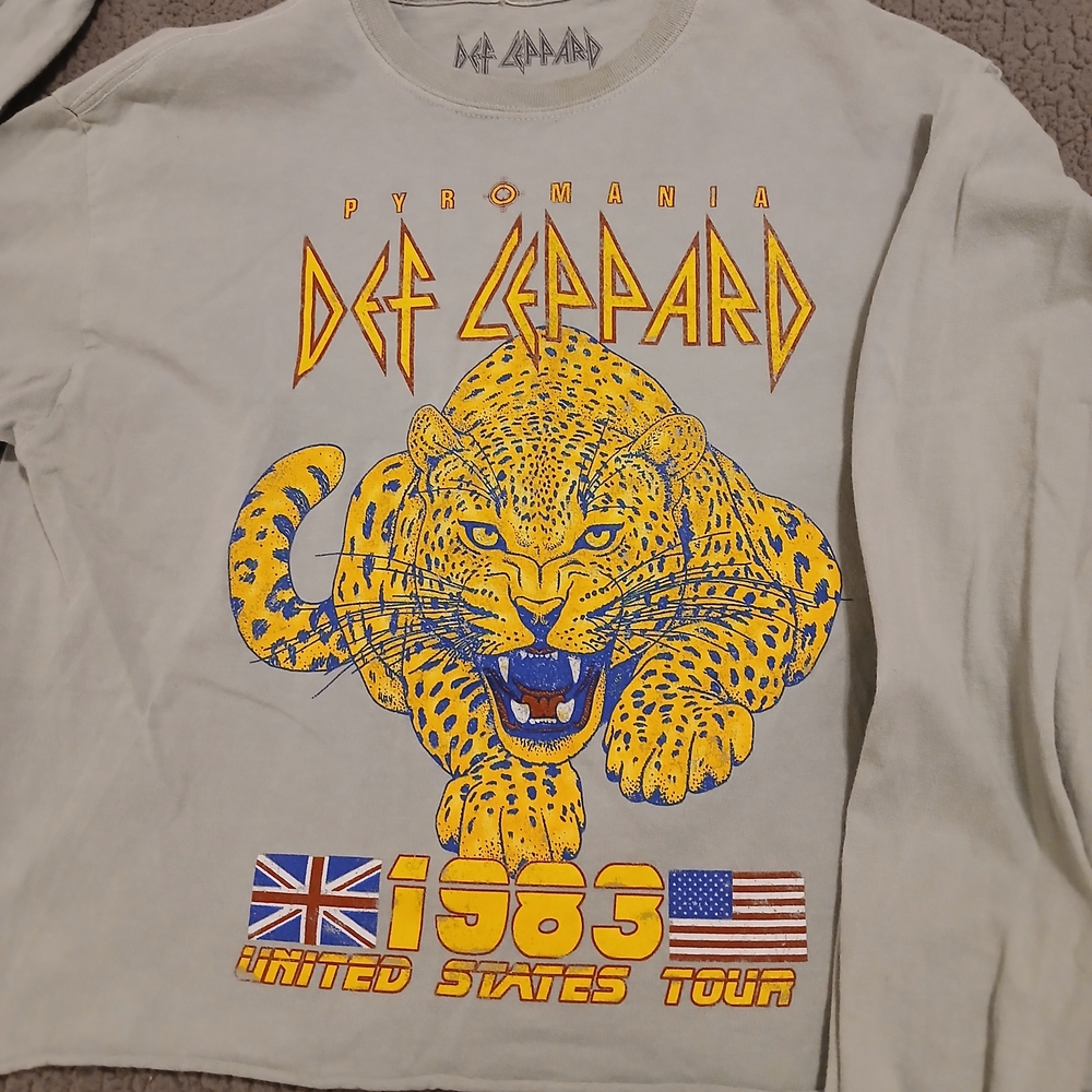 Bold Yellow and Blue Crop Top with Fierce Leopard Design